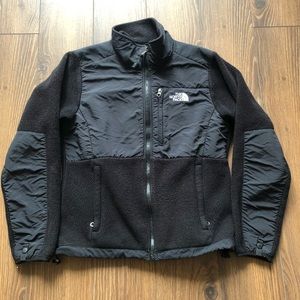 North Face Polartec Black Fleece Zip up Jacket